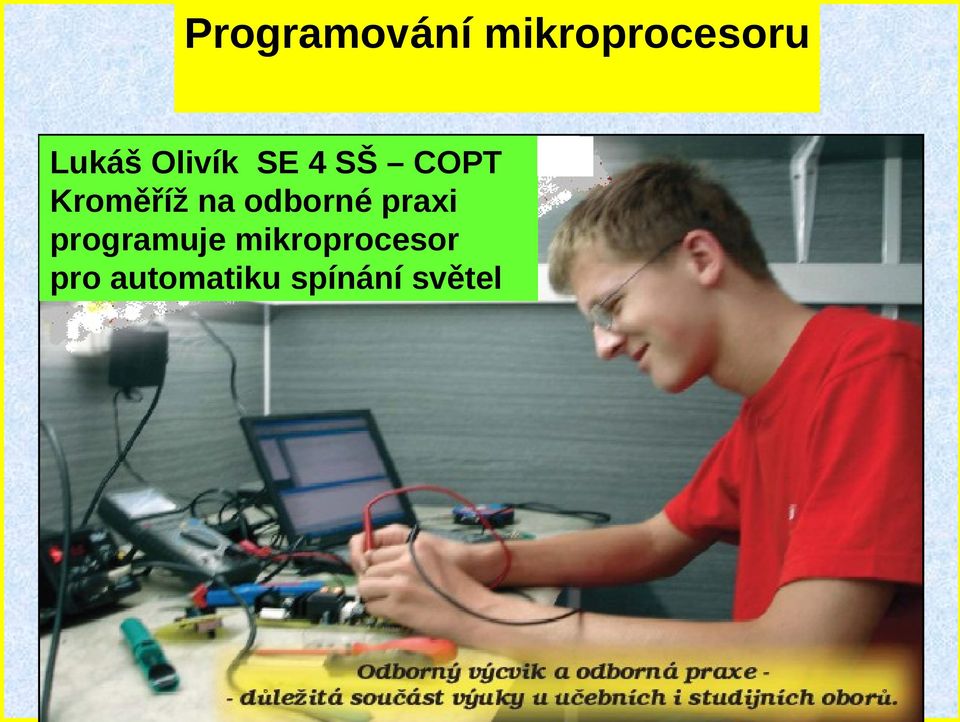 odborné praxi programuje