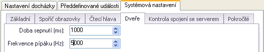 16 KMU-7 docházkový terminál Čtecí hlava Nastavení typu čtecí hlavy, která je připojena k docházkovému terminálu a způsob dekódování karty přečtené na čtečce. Obr.