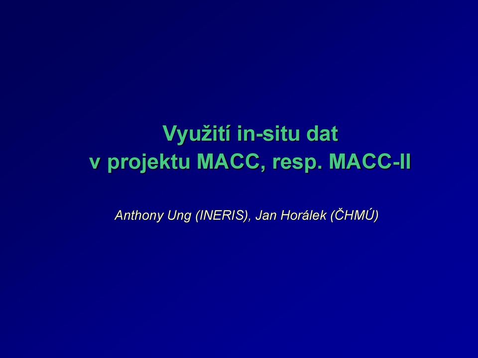 MACC-II Anthony Ung