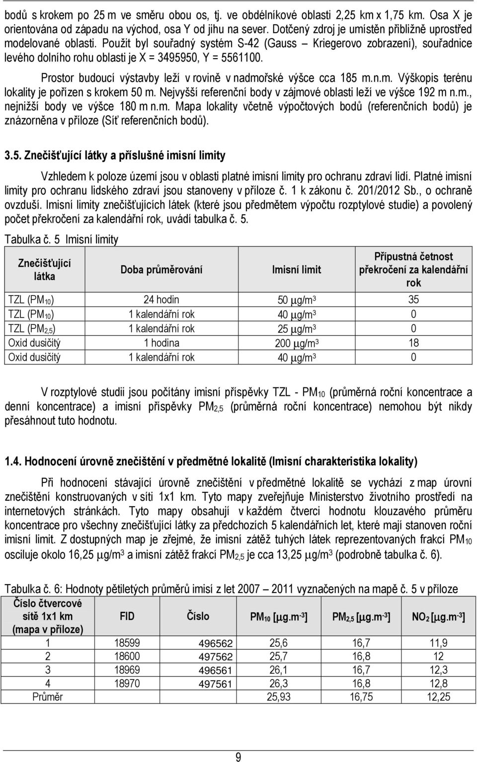 Prostor budoucí výstavby leží v rovině v nadmořské výšce cca 185 m.n.m. Výškopis terénu lokality je pořízen s krokem 50 m. Nejvyšší referenční body v zájmové oblasti leží ve výšce 192 m n.m., nejnižší body ve výšce 180 m n.