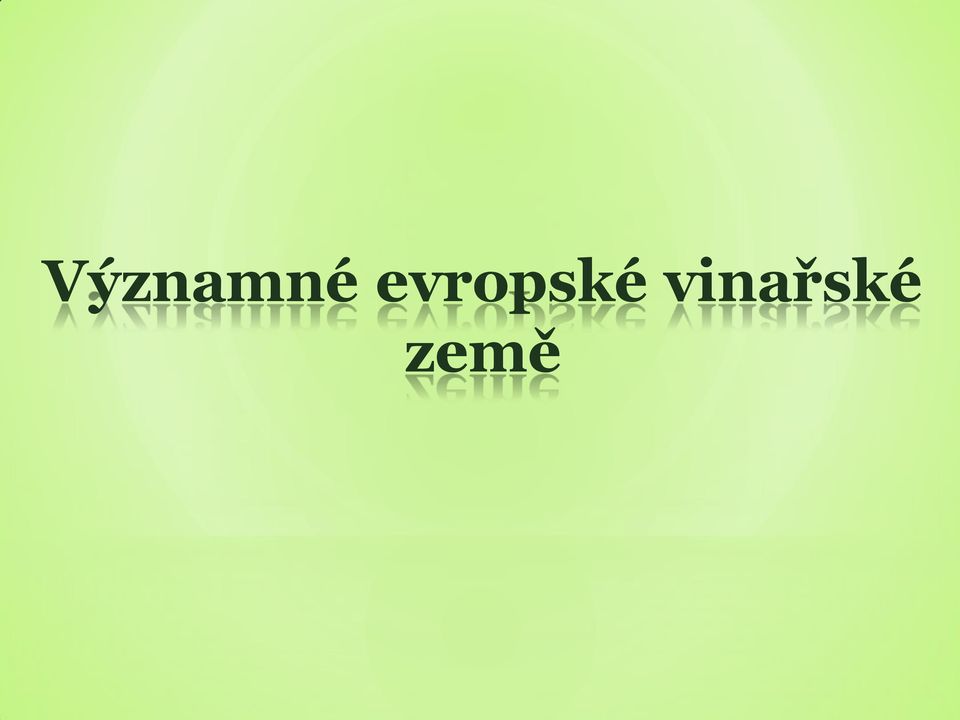 vinařské