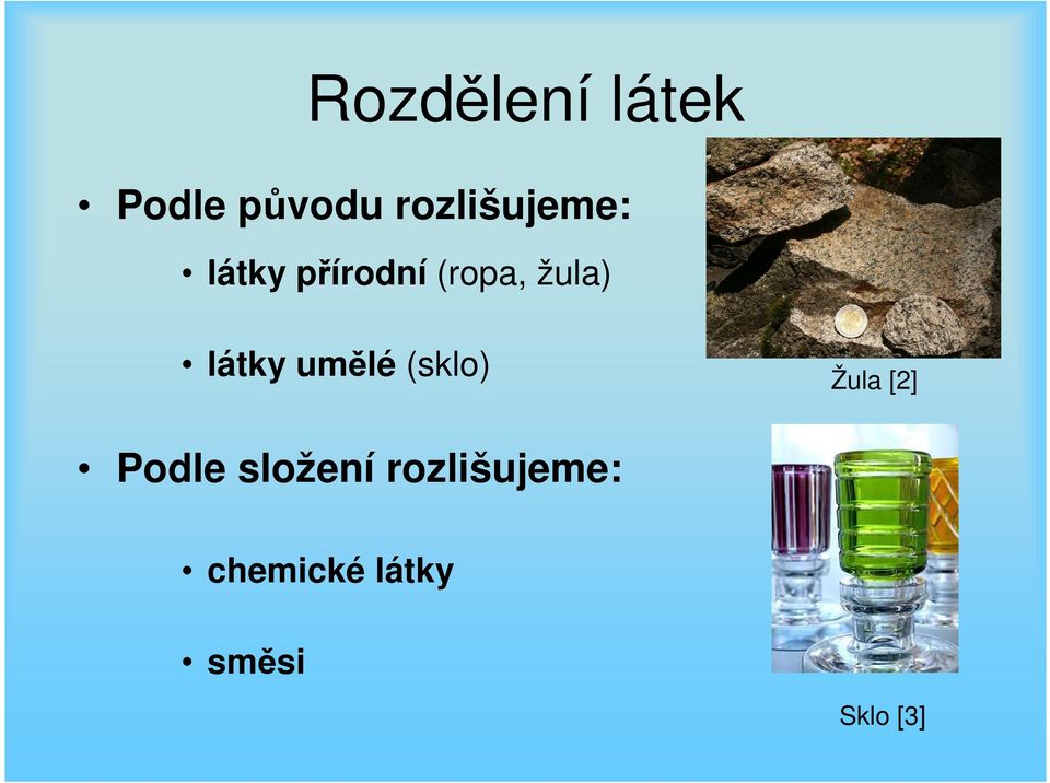 žula) látky umělé (sklo) Žula [2]