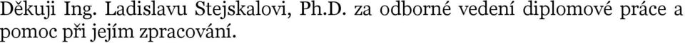 D. za odborné vedení