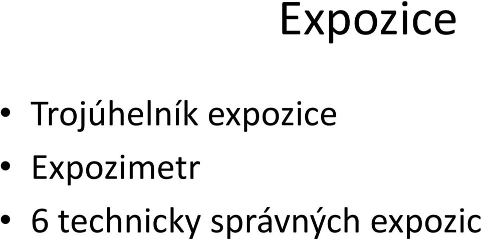 expozice