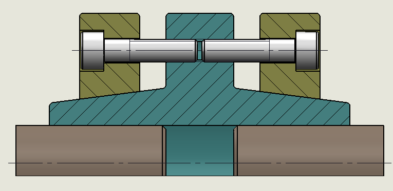 Misková spojka s kuželovým pouzdrem Spojka s kuželovým pouzdrem se používá pro spojování souosých hřídelů stejných průměrů.
