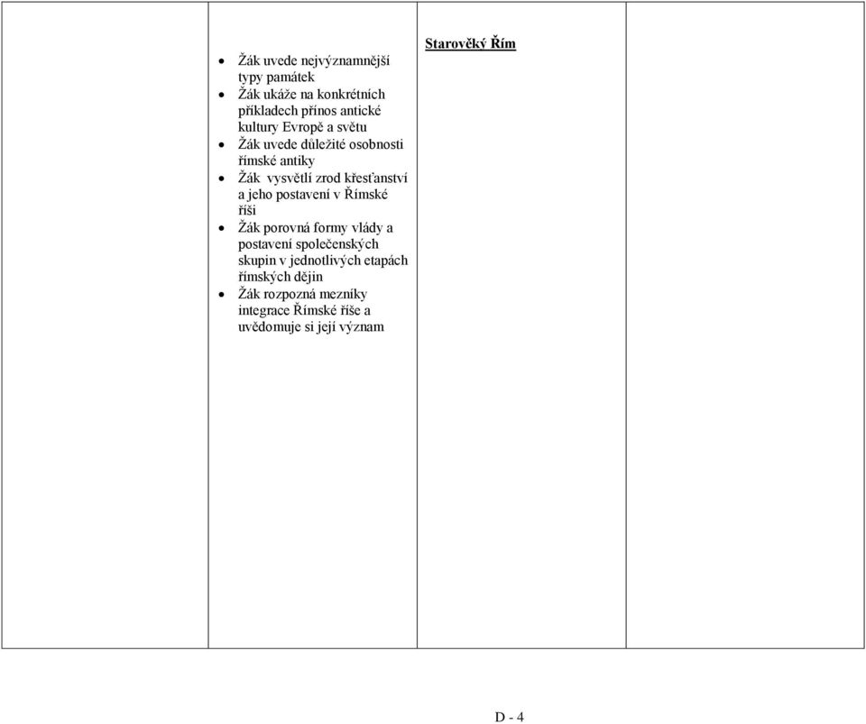 postavení v Římské říši Žák porovná formy vlády a postavení společenských skupin v jednotlivých