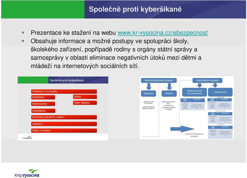 školského zařízení, popřípadě rodiny s orgány státní správy a samosprávy v