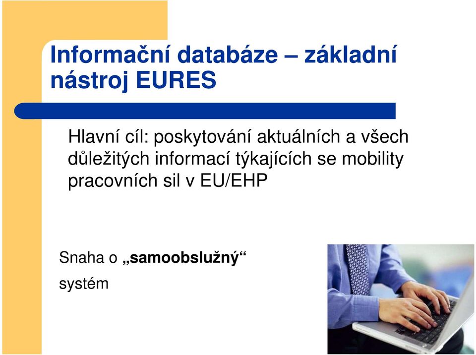 důležitých informací týkajících se mobility