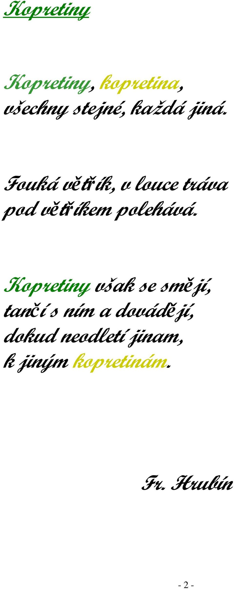 polehává.