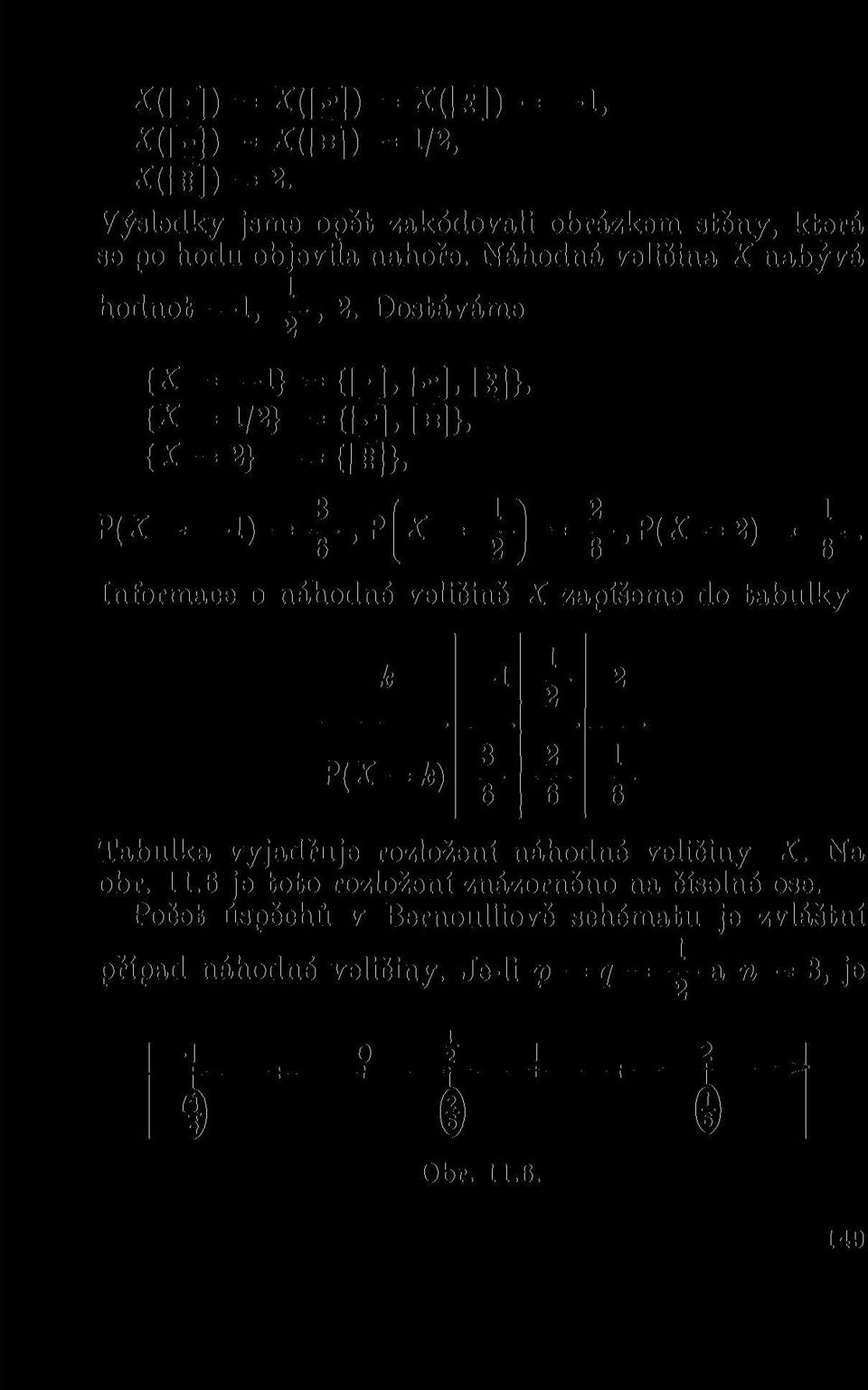 {X = 1/2} ={0,[TT]}, {X = 2} ={(»)}, P ( Í - _ 1 ) = 4 ) P ( Z = 4 ) = A ) P ( X = 2)--L.