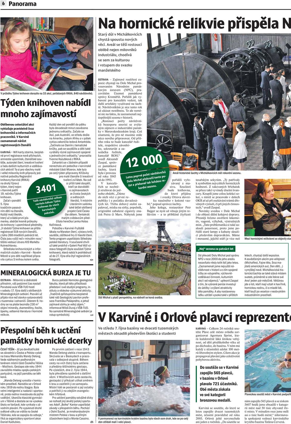 Týden knihoven nabídl mnoho zajímavostí Oblíbenou celostátní akci vyhlašuje pravidelně Svaz knihovníků a informačních pracovníků.