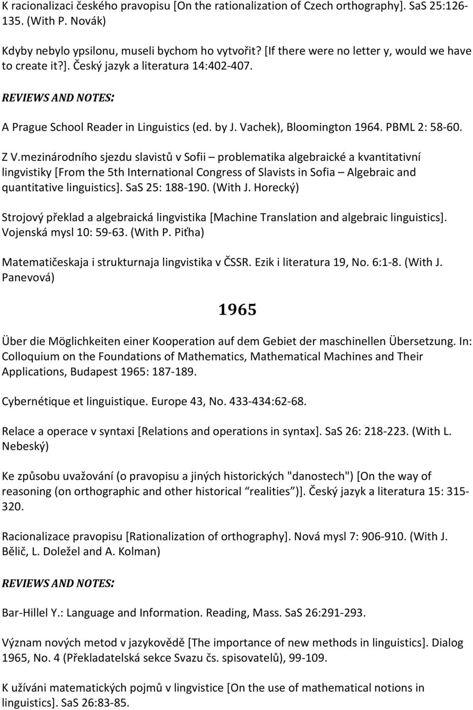 PBML 2: 58-60. Z V.