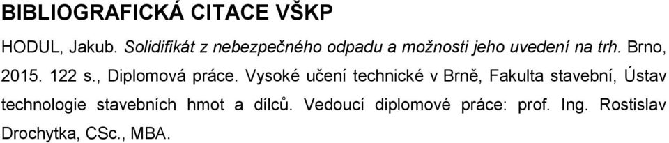 Brno, 2015. 122 s., Diplomová práce.