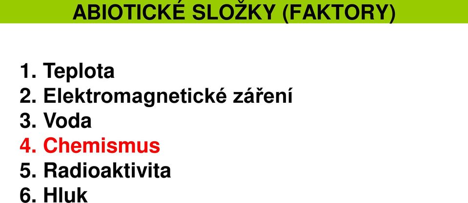 Elektromagnetické záření 3.
