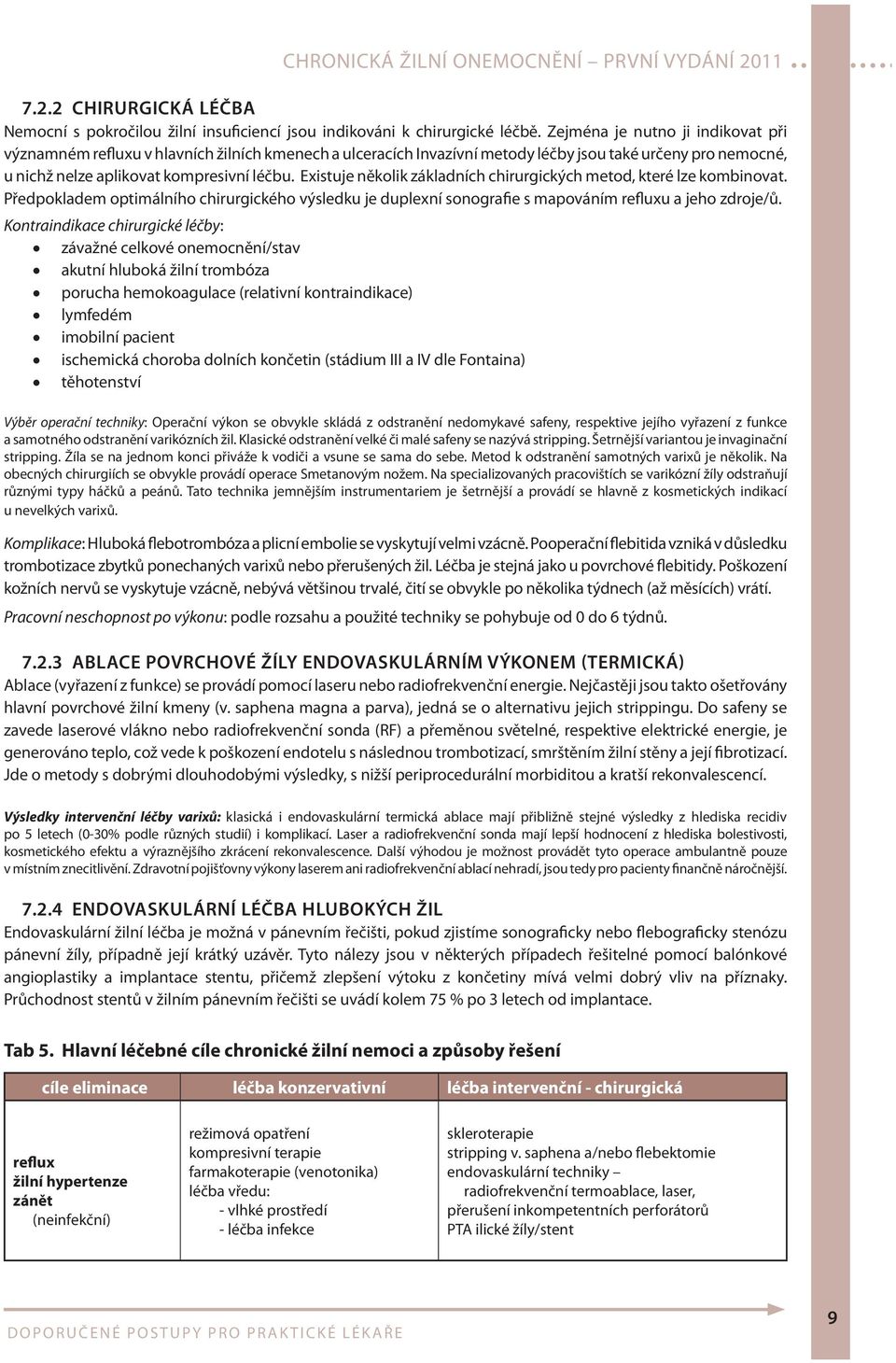 Existuje několik základních chirurgických metod, které lze kombinovat. Předpokladem optimálního chirurgického výsledku je duplexní sonografie s mapováním refluxu a jeho zdroje/ů.
