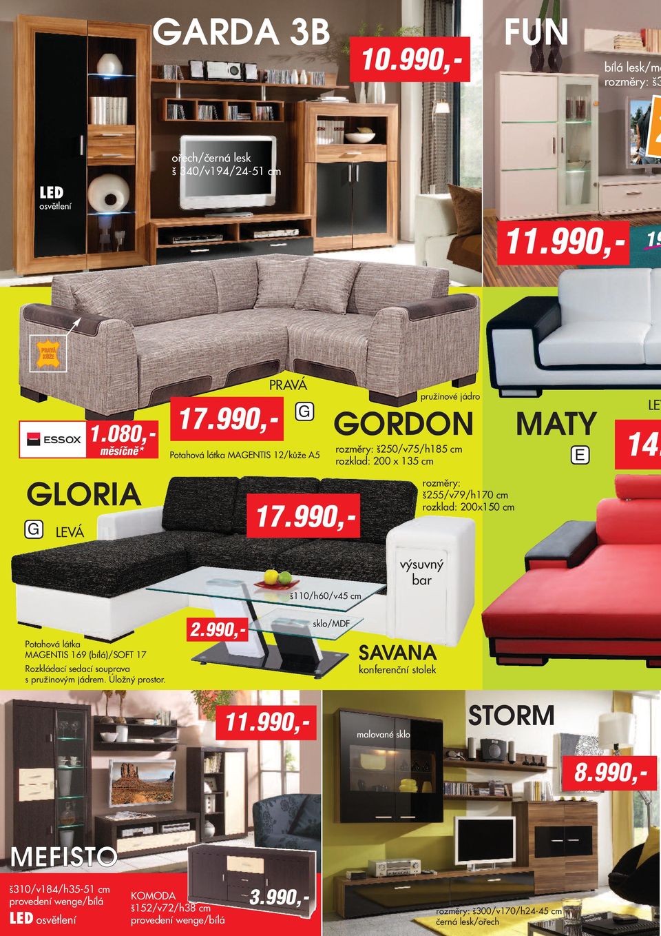 š110/h60/v45 cm výsuvný bar Potahová látka MAGNTIS 169 (bílá)/soft 17 Rozkládací sedací souprava s pružinovým jádrem. Úložný prostor. 2.