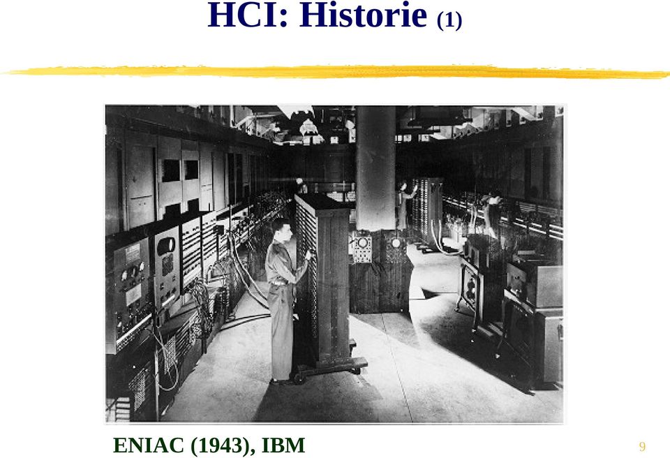 (1) ENIAC