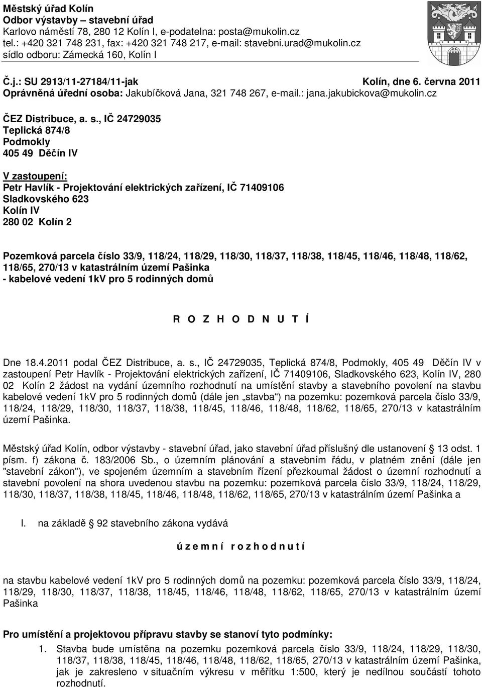 cz ČEZ Distribuce, a. s.