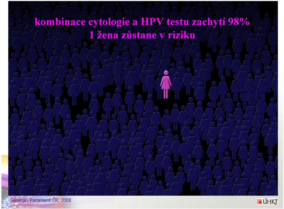 zůstanou 3 ženy v riziku kombinace cytologie