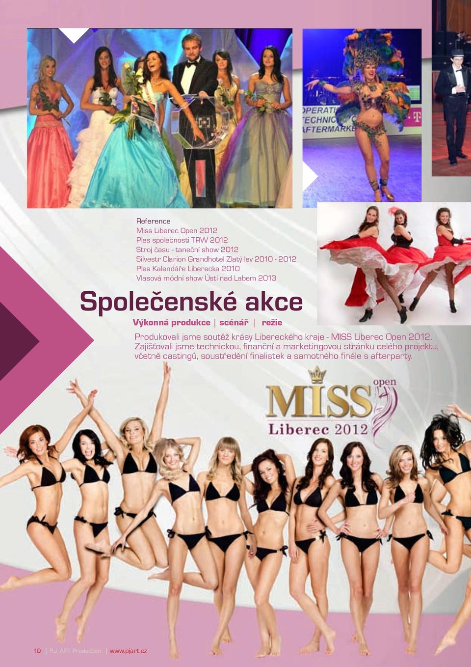 jsme soutěž krásy Libereckého kraje - MISS Liberec Open 2012.