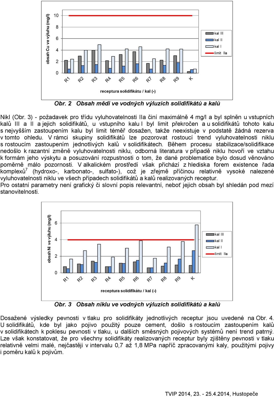 nejvyšším zastoupením kalu byl limit téměř dosažen, takže neexistuje v podstatě žádná rezerva v tomto ohledu.