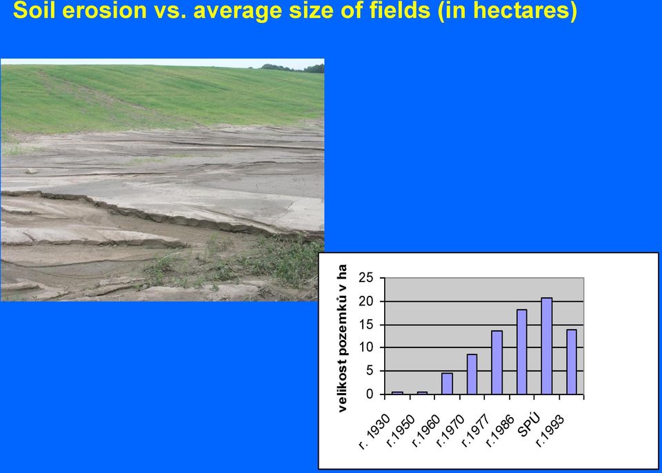 hectares) 25 20 15 10 5 0 r. 1930 r.