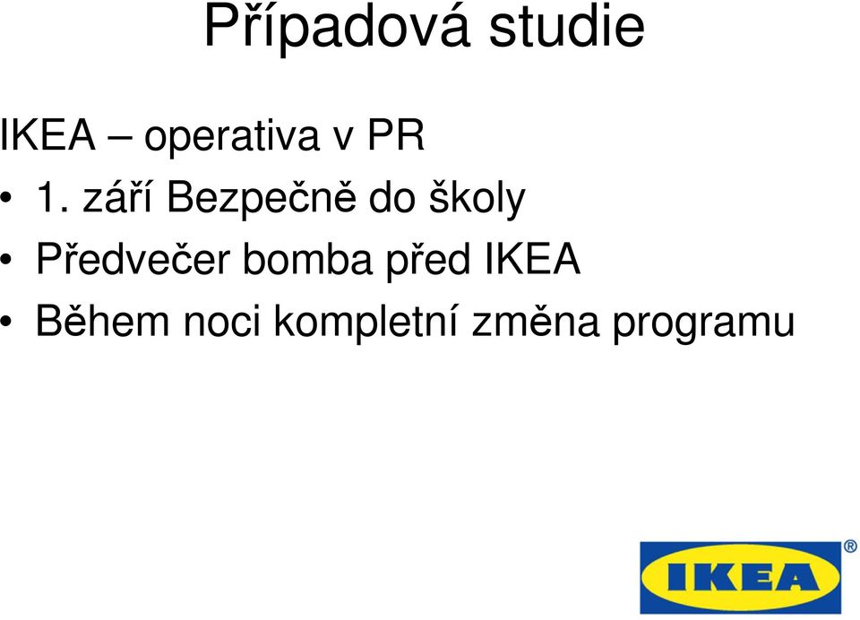 září Bezpečně do školy