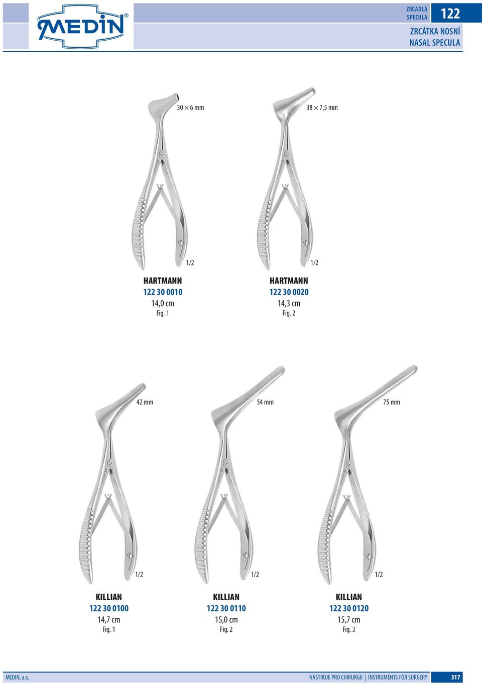 2 42 mm 54 mm 75 mm KILLIAN 122 30 0100 14,7 cm Fig.