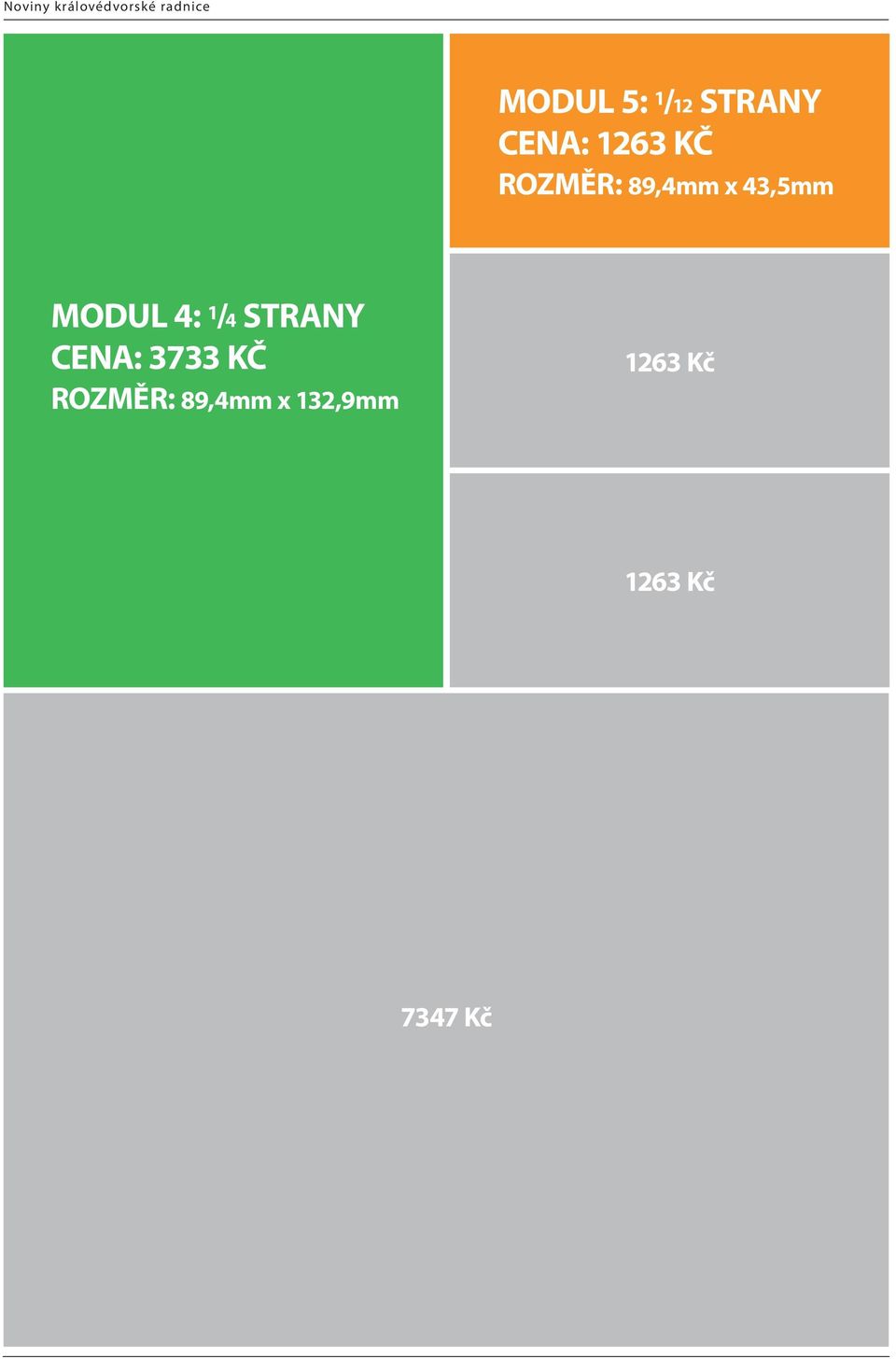 /4 STRANY CENA: 3733 KČ ROZMĚR: