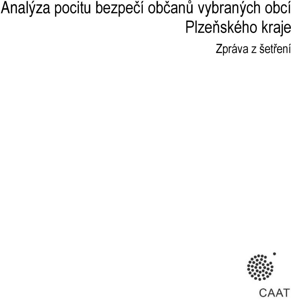 vybraných obcí