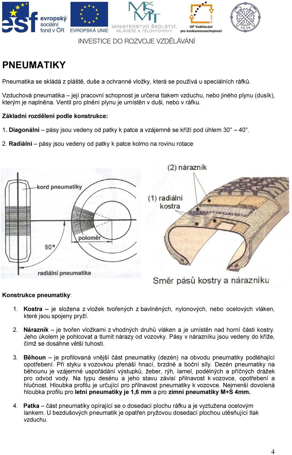 Základní rozdělení podle konstrukce: 1. Diagonální pásy jsou vedeny od patky k patce a vzájemně se kříží pod úhlem 30 40. 2.