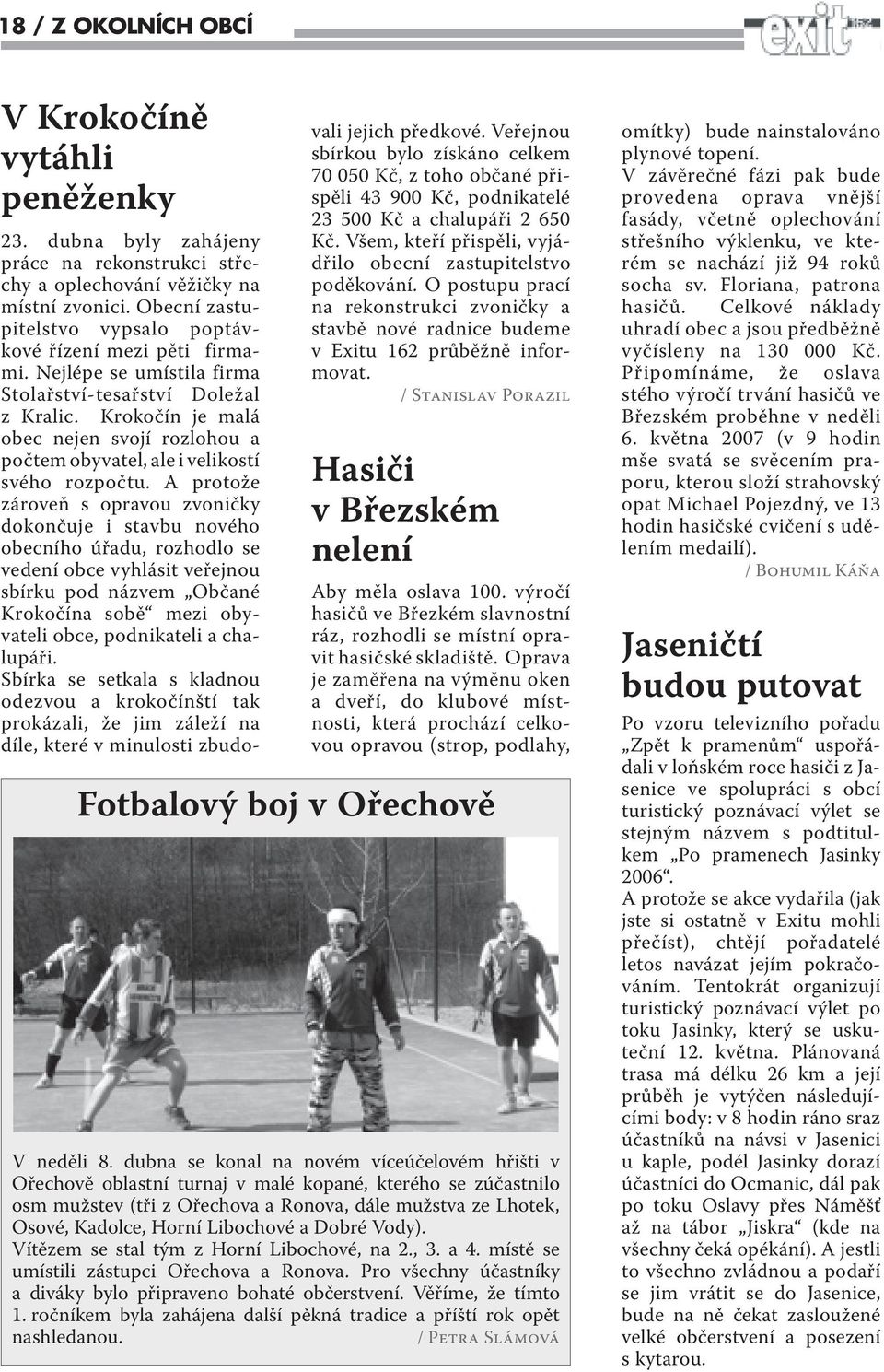 Krokočín je malá obec nejen svojí rozlohou a počtem obyvatel, ale i velikostí svého rozpočtu.