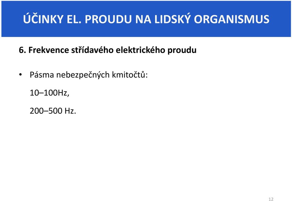 Frekvence střídavého elektrického