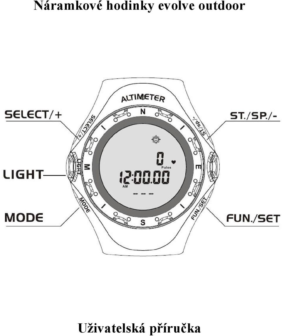 Náramkové hodinky evolve outdoor. Uživatelská příručka - PDF Stažení zdarma