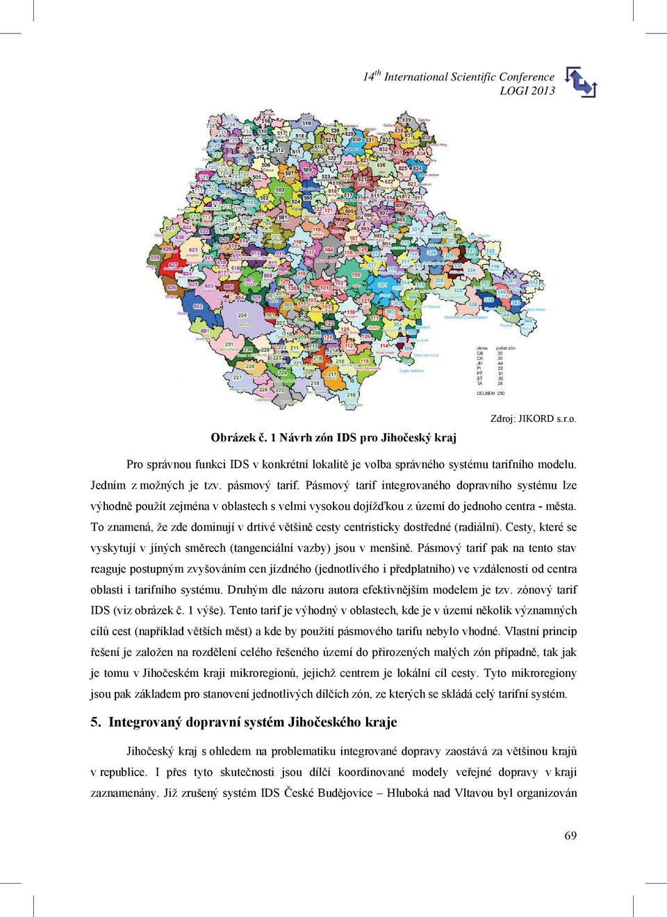 To znamená, že zde dominují v drtivé v tšin cesty centristicky dost edné (radiální). Cesty, které se vyskytují v jiných sm rech (tangenciální vazby) jsou v menšin.