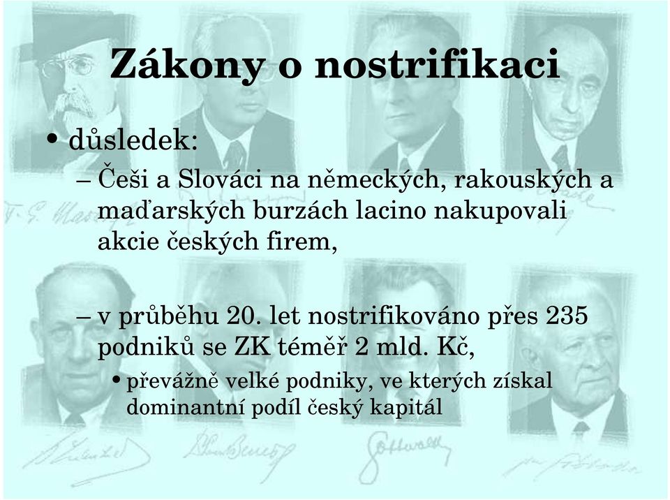 firem, v průběhu 20.