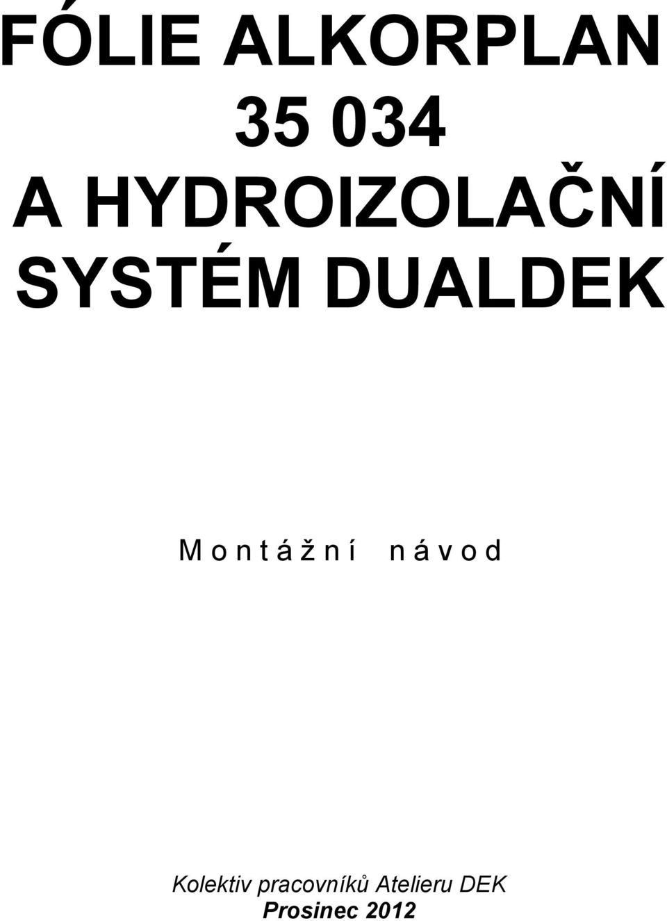 o n t á ž n í n á v o d