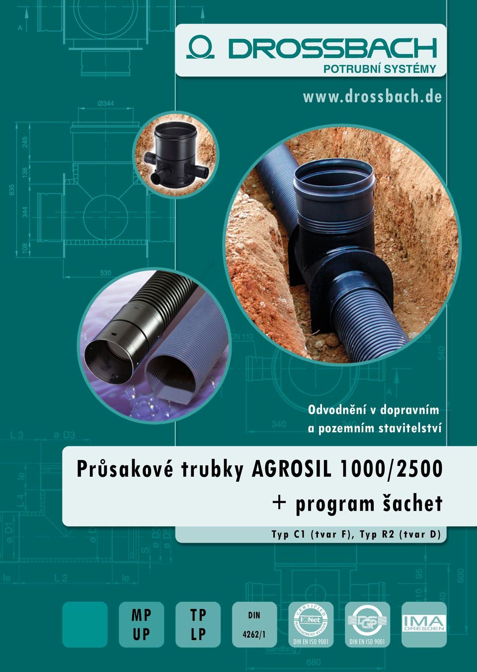 Průsakové trubky AGROSIL 1000/2500 + program