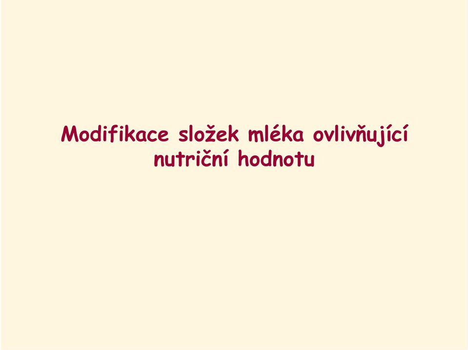 ovlivňující