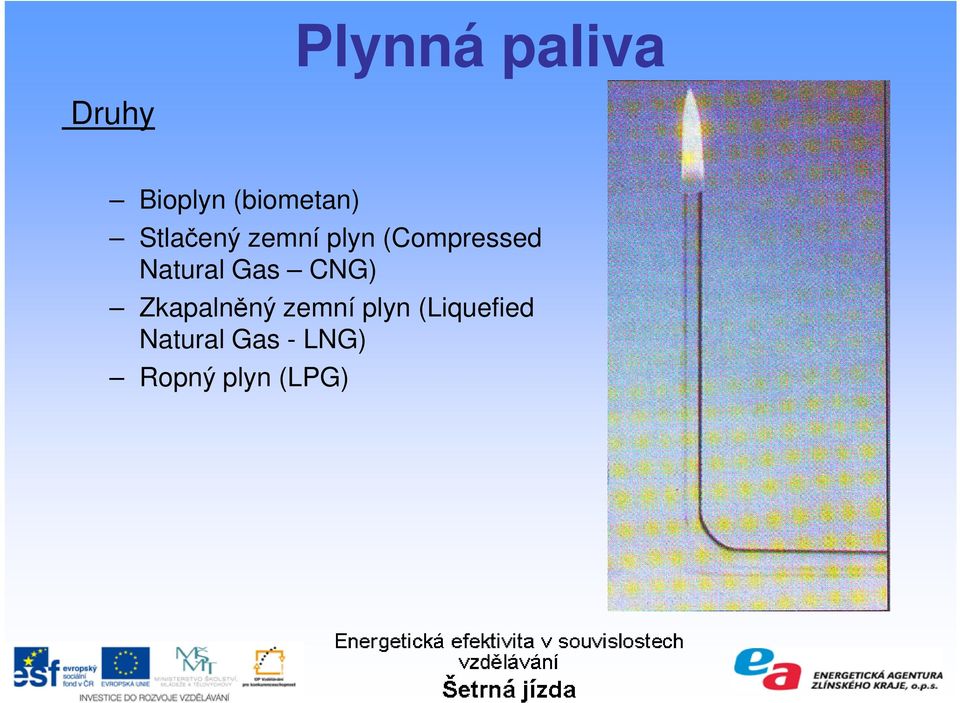 Natural Gas CNG) Zkapalněný zemní plyn