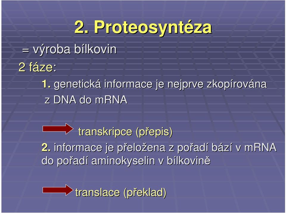 transkripce (přepis) 2.