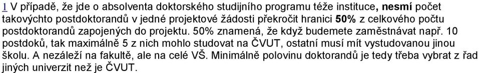 50% znamená, že když budemete zaměstnávat např.