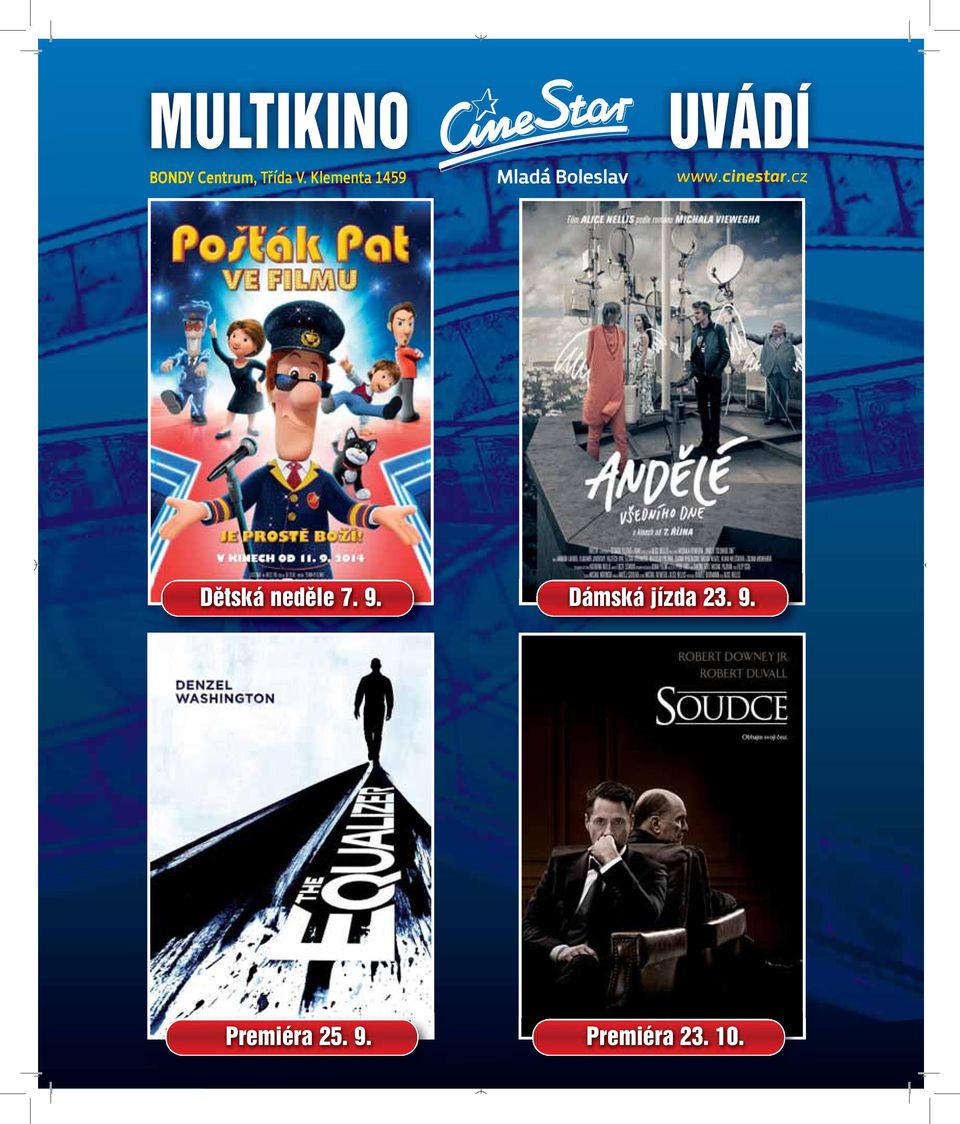 cinestar.cz Dětská neděle.