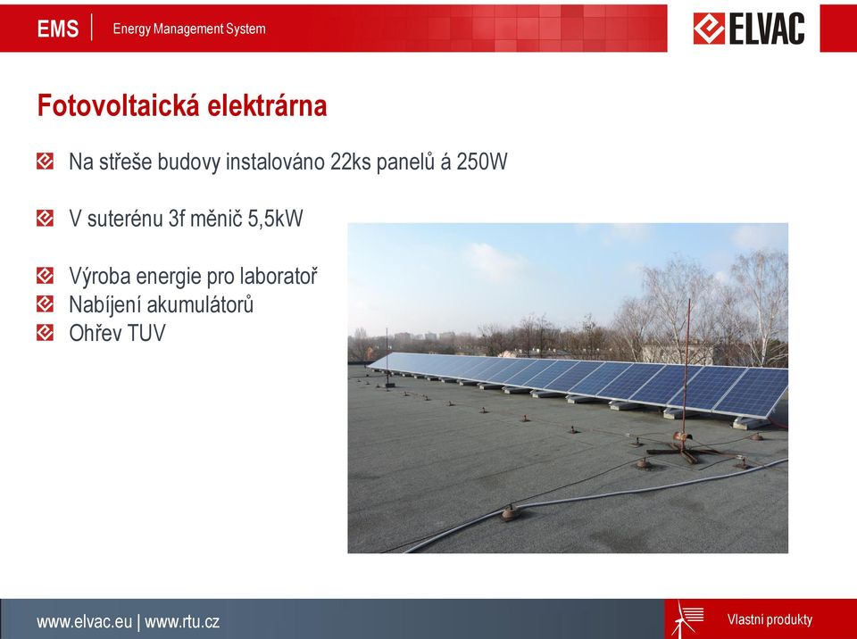 suterénu 3f měnič 5,5kW Výroba energie