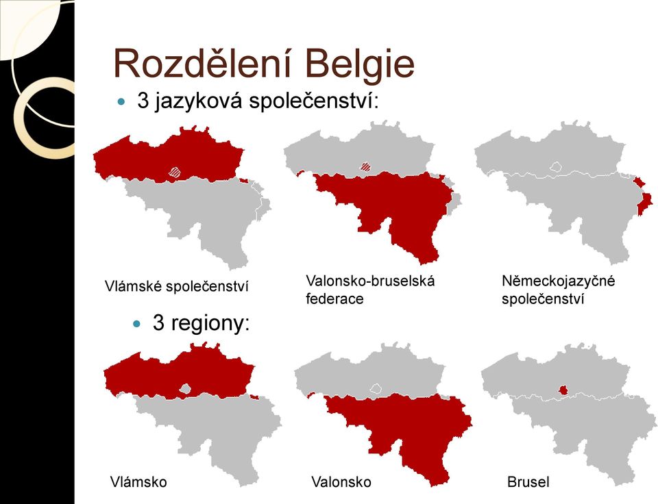 regiony: Valonsko-bruselská federace