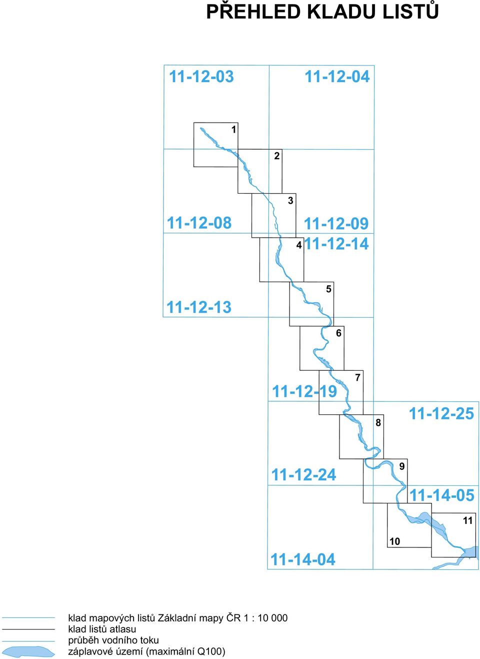 10 9 11-14-05 11 klad mapových listů Základní mapy ČR 1 : 10 000