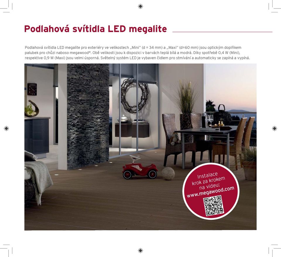 Obě velikosti jsou k dispozici v barvách teplá bílá a modrá.