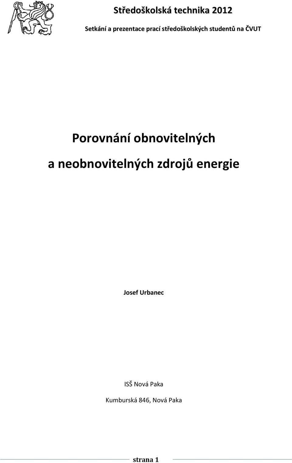 obnovitelných a neobnovitelných zdrojů energie