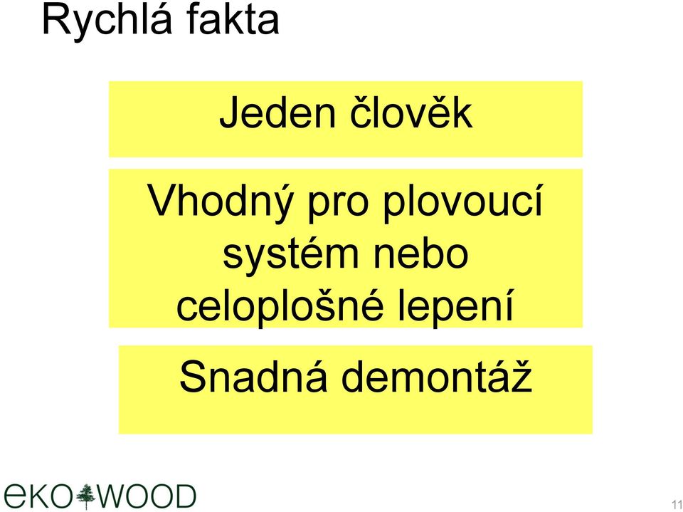 plovoucí systém nebo