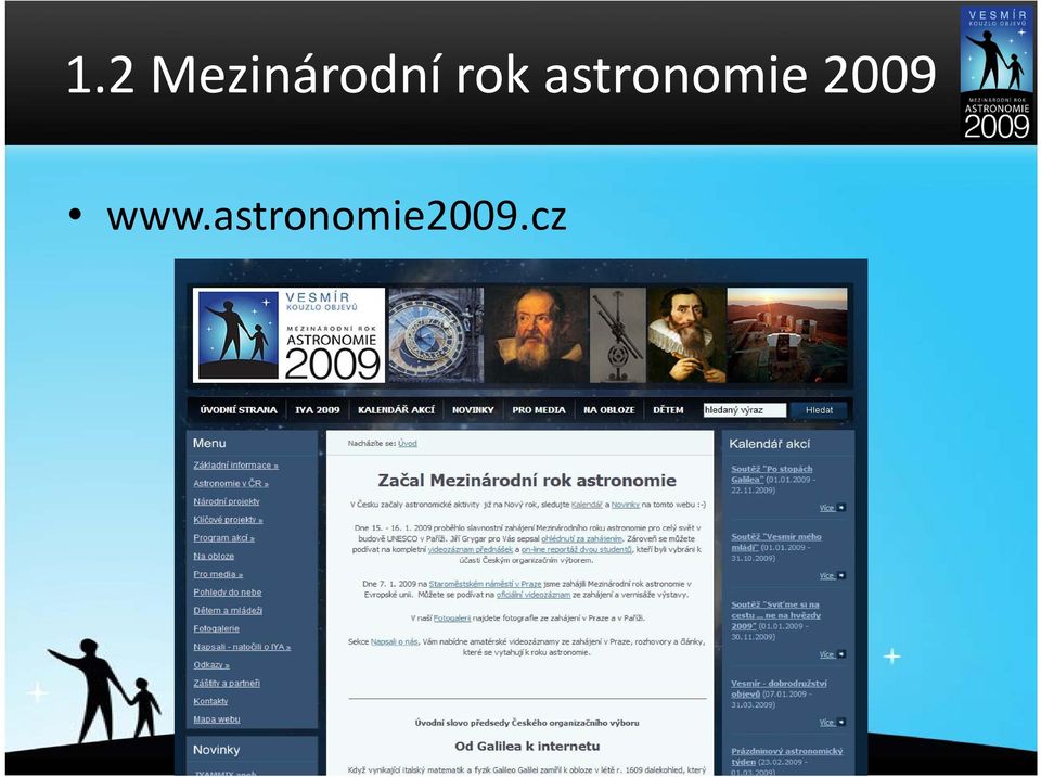 rok astronomie